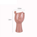 DecorBites™ Abstract Face Ceramic Vase for Table Flowers Decoration