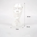 DecorBites™ Abstract Face Mask Silence Gold Resin Statue Home Decor Figurine