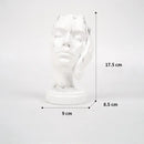 DecorBites™ Abstract Face Mask Silence Gold Resin Statue Home Decor Figurine