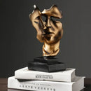 DecorBites™ Abstract Face Sculpture Ornament for Home Decor and Wedding Gift