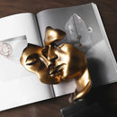DecorBites™ Abstract Face Sculpture Ornament for Home Decor and Wedding Gift