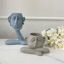 DecorBites™ Abstract Family Flowerpot Ornament for Home Interior Decoration