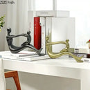 DecorBites™ Abstract Family Resin Sculpture for Desk Decor and Room Aesthetic