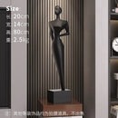 DecorBites™ Abstract Figure Art Sculpture: Luxury Living Room Decor & Housewarming Craft