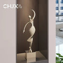 DecorBites™ Abstract Figure Art Sculpture: Luxury Living Room Decor & Housewarming Craft