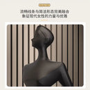 DecorBites™ Abstract Figure Art Sculpture: Luxury Living Room Decor & Housewarming Craft