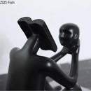 DecorBites™ Abstract Figure Sculpture Creative Resin Decor for Room Aesthetic Appeal