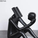 DecorBites™ Abstract Figure Sculpture Creative Resin Decor for Room Aesthetic Appeal