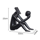 DecorBites™ Abstract Figure Sculpture Creative Resin Decor for Room Aesthetic Appeal