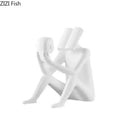 DecorBites™ Abstract Figure Sculpture Creative Resin Decor for Room Aesthetic Appeal