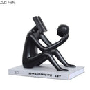 DecorBites™ Abstract Figure Sculpture Creative Resin Decor for Room Aesthetic Appeal