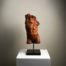 DecorBites™ Abstract Figure Sculpture: David Brokeback Male Body Decorative Figurine