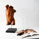 DecorBites™ Abstract Figure Sculpture: David Brokeback Male Body Decorative Figurine