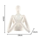 DecorBites™ Abstract Figures Sculpture Decor: Resin Desk Statue Ornament for Room Aesthetics