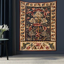 DecorBites™ Abstract Flowers Leaves Tapestry Wall Hanging Bohemian Hippie Aesthetic Art