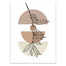 Abstract Wall Art Trio Green Plants