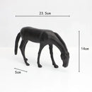 Decorbites abstract horse iron sculpture set living room metal decor