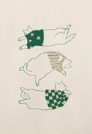 Abstract Cat Canvas Wall Art