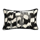 Decorbites abstract monochrome jacquard lumbar pillow cover bedroom