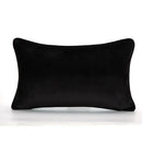Decorbites abstract monochrome jacquard lumbar pillow cover bedroom