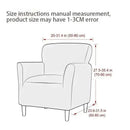 DecorBites™ Accent Chair Cover Slipcover Stretch Sofa Couch Case