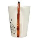 DecorBites™ Acoustic Guitar Mug 400ml Ceramic Coffee Cup Music Tea Tumbler Decoration