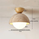DecorBites™ Acryl Travertine LED Ceiling Lights - Modern Natural Stone Ceiling Lamp