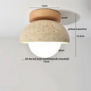 DecorBites™ Acryl Travertine LED Ceiling Lights - Modern Natural Stone Ceiling Lamp