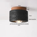 DecorBites™ Acryl Travertine LED Ceiling Lights - Modern Natural Stone Ceiling Lamp