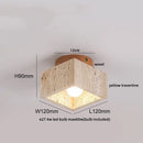 DecorBites™ Acryl Travertine LED Ceiling Lights - Modern Natural Stone Ceiling Lamp