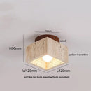 DecorBites™ Acryl Travertine LED Ceiling Lights - Modern Natural Stone Ceiling Lamp