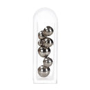 DecorBites™ Acrylic Ball Vase Stack Home Decoration Golden Arch Flower Accessory