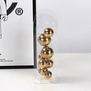 DecorBites™ Acrylic Ball Vase Stack Home Decoration Golden Arch Flower Accessory