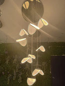 DecorBites™ Acrylic Blade Stair Chandelier for Modern Atmosphere in Cafe, Restaurant, and Villa