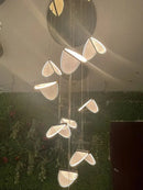 DecorBites™ Acrylic Blade Stair Chandelier for Modern Atmosphere in Cafe, Restaurant, and Villa