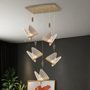 DecorBites™ Acrylic Butterfly Chandelier Ceiling Lamp Indoor Lighting