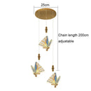 DecorBites™ Acrylic Butterfly Chandelier Ceiling Lamp Indoor Lighting