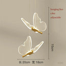 DecorBites™ Acrylic Butterfly LED Pendant Light - Modern Luxury Designer Fixture