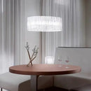 DecorBites™ Acrylic Ceiling Chandelier for Art Restaurant Hotel LED Ring Light