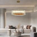 DecorBites™ Acrylic Ceiling Chandelier for Art Restaurant Hotel LED Ring Light