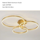 DecorBites™ Acrylic Ceiling Chandelier Lights for Modern Living Room Kitchen Decoration