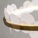 Modern gold acrylic ceiling chandelier for dining room cloud light