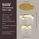 Modern nordic gold acrylic chandelier for living room and staircase