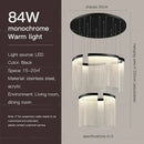 Modern nordic gold acrylic chandelier for living room and staircase