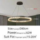 DecorBites™ Acrylic Circle Chandelier Pendant Lights - Modern Indoor Lighting Decor for Living Room