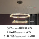 DecorBites™ Acrylic Circle Chandelier Pendant Lights - Modern Indoor Lighting Decor for Living Room