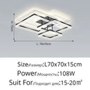 DecorBites™ Acrylic Circle Chandelier Pendant Lights - Modern Indoor Lighting Decor for Living Room