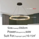 DecorBites™ Acrylic Circle Chandelier Pendant Lights - Modern Indoor Lighting Decor for Living Room
