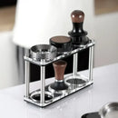 DecorBites™ Acrylic Coffee Bar Utensil Rack & Powder Press Set