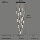 DecorBites™ Acrylic Cone Pendant Light for Villa Stair, Kitchen, and Restaurant.